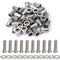 Woopais Stainless Steel 1/4-20 Rivet Nuts and Bolts 3/4" Button Head Socket Cap