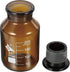 PATIKIL 250mL Reagent Media Bottle, 1Pcs Round 3.3 Borosilicate Glass Graduated Storage Bottle