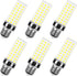 6 Pack LED Corn Light Bulb, 200W Equivalent, 2500 Lumen, 5000K Cool Daylight White, E26/E27 Base
