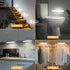 NBBUFF 3pcs Dimmable 3Color (3000K/4500K/6000K), 7.87" LED Motion Sensor Cabinet Lights, USB Rechargeable, Modes Night