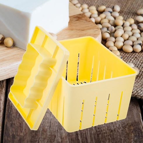 Abaodam Tofu Maker Mold Press DIY Kitchen Tofu Presser with Drip Tray for Firm Bean Curd Cooking