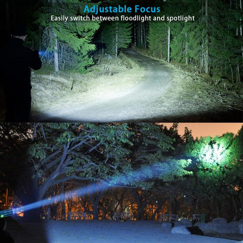 2-Pack 7 UV Flashlight Black Light, USB Rechargeable Blacklight Flashlight with Magnetic - Side Work Light, Modes