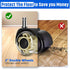 Heavy Duty Office Chair Wheels, Set of 5 Rubber Replacement Casters for Hardwood Floors and Carpet, Quiet Smooth Rollers