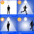 Bulb, 8.5W (60 E26 Bulb Closet, 3000K 2 Pack Energetic Motion Sensor Light Watt Equivalent) Motion Activated Dusk
