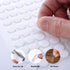 Zonon 280 Pieces Double Sided Sticky Dot Stickers, Removable Adhesive Squares for Art, Wall Decorations