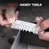 ARCCAPTAIN Wire Gauge Measuring Tool, Stainless Steel Metal Gauge Thickness Tool for Welding Material Measurement