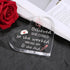 Heart-Shaped Acrylic Paperweight for Nurses - Thoughtful Gift