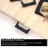10PCS Pinch Dogs Woodworking 1.5inch Wood Clamps Square Back Tapered Legs Woodworking Glued Panel Table Stool Top Plank Edge Post Assembly Clamping Tools 1.5"