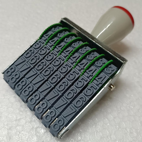 ZENG Date Stamps 8 Digits Roller Stamp - Personalized Business Stamps for DIY Scrapbooking