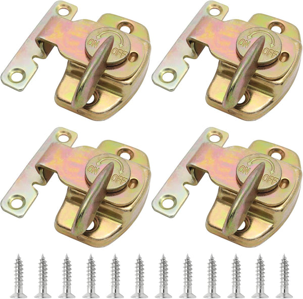 4 Pieces Metal Dining Table Locks, Buckles Latches Connectors Hardware Accessories