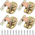 4 Pieces Metal Dining Table Locks, Buckles Latches Connectors Hardware Accessories