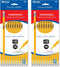BAZIC Pre-Sharpened #2 HB Pencils, Latex Free Eraser, Yellow Pencils for School and Office (12/Pack, 2-Packs)