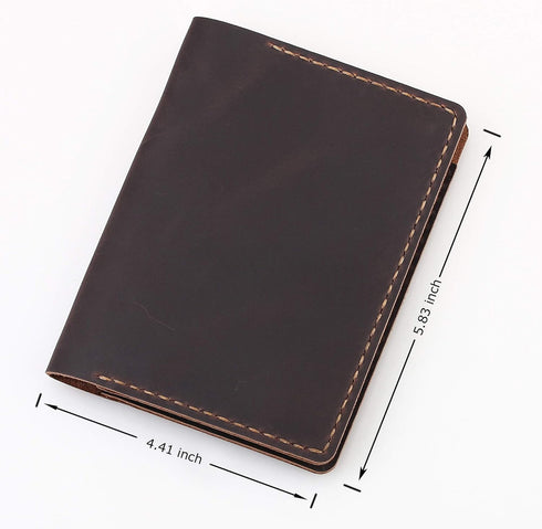 COFFEE Leather Cover for Rite in the Rain Top Spiral Notebooks, Handmade 3" x 5" Mini Pocket Notepad Holder