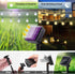 1 Pack 50 2.3CM 23 8 Solar String Lights Outdoor Waterproof, LED FT Each, Solar Powered Patio Lights with Lighting