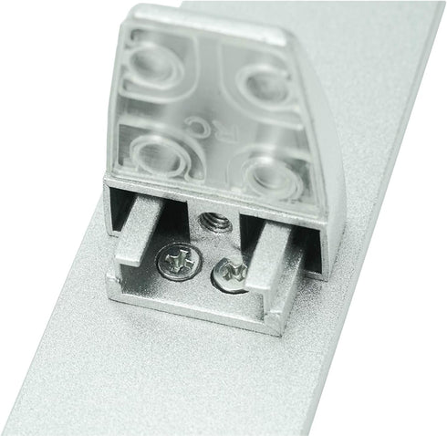 T-Shaped Sneeze Guard Clamp Bracket with Freestanding Base for Plexiglass or Acrylic Panel - 1 PC Assembled