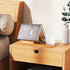 Eadvreit Book Stand, Wooden Triangle Book Holder, Book Rest with Cup Holder, Small Bookshelf Suitable for Reading