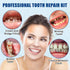 Silkylaser 2PCS Tooth Repair Kit Zinc Oxide Eugenol Cement Dental Care Kit, Temporary Teeth Replacement, Dental Care