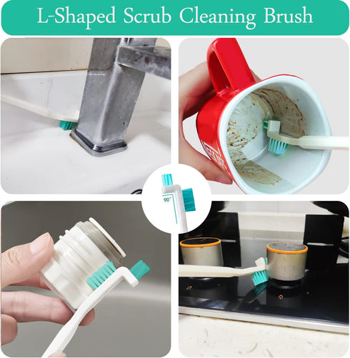Small Cleaning Brushes for Household Cleaning, Crevice Tool Set for Window Tracks, Humidifier, Keyboard