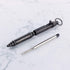 SMOOTHERPRO Heavy Duty Stainless Steel Bolt Action Pen for Tremor Parkinson Arthritic Hands Office EDC Pocket Signature Decent PVD Color Black (BSS257) by SMOOTHERPRO