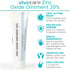 20% (4 Vivecare Zinc Oxide Ointment - Skin Protectant & Diaper Rash Cream - Moisture Barrier for Irritated Skin