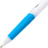 Pentel GlideWrite Ballpoint Pen with TechniFlo Ink, Medium Line (1.0mm), Sky Blue, Box of 12 (BX910-S)