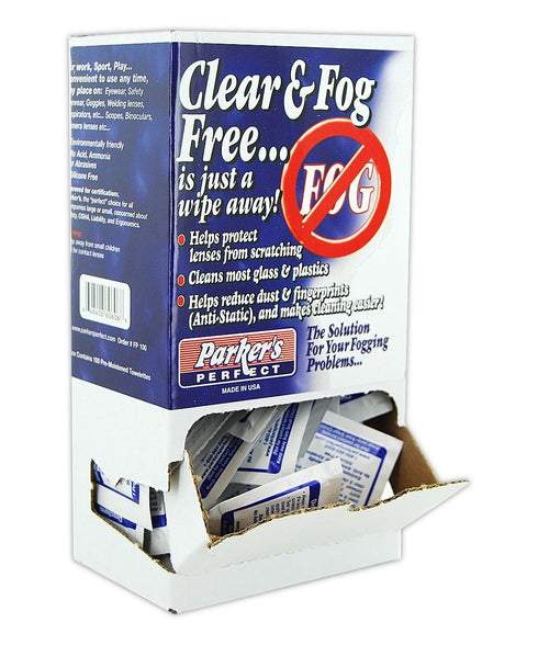 PPFPBX Anti-Fog Foil Packet Dispenser, White (Pack of 100)