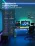 SE1 49.2ft 2.4GHz Lepro AI Smart LED Strip Lights - RGB Color Changing Light Strips with APP Control, AI Generated