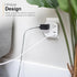 GE UltraPro 3-Outlet Surge Tap with USB, Outlet Extender, 1 USB-A, 1 USB-C, Adapter Spaced for Home or Office