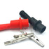2 Pair Silicone Alligator Clips Set, 1000V 10A Test Kit, Banana Probe Clip, Compatible with Fluke Multimeter