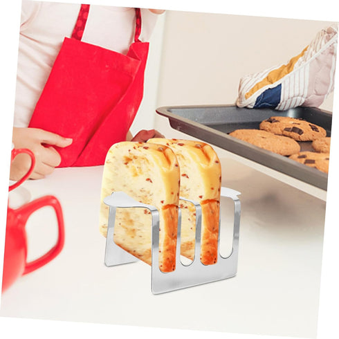 3 ABOOFAN pcs Sliced Bread Stand Rack Elegant Bread Slice Storage for Breakfast Muffins Bagels for Home Bakery Parties