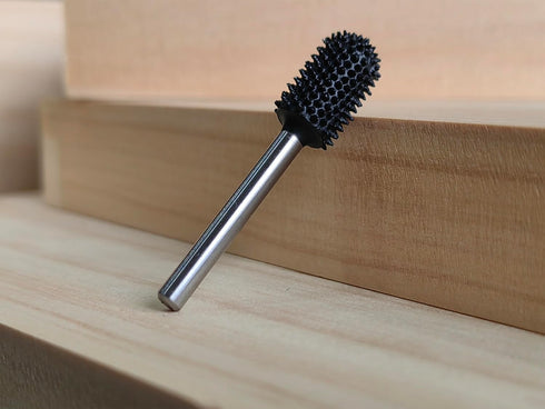Extreme Spikes Rotary Burr, 1/8" Shaft, Very Coarse Woodworking Attachment for Dremel and Foredom Tools