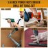 23 Pcs Power Nuts Driver Drill Bit Tools Set, 1/4'' Driver Hex Shank, Metric Socket Wrench for Power Tools