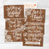 Hadley Designs 24 Rustic Wood Thank You Cards with Envelopes - Great Note for Adult Funeral Sympathy or Gift Gratitude