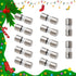 12PCS 3.6 10 mm, 3A, 125V, 0.14 0.39 Inch, Christmas Fuses - x x Fast-Blow Glass Fuses for Mini LED Lights, Outdoor