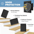Famagic 50pc Bubble Mailers 4x8 Inch Black Shipping Bags, Opaque Matte Self Seal Colored Padded Mailing Envelopes