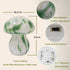 Study(Bulb Mushroom Table Lamps Night Lights Cute Glass Nightstand Bedside Desk Lamps for Bedroom Living Included)
