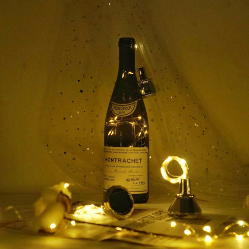 10 Pack 20 Solar Wine Bottle Lights, Diamond Cork Lights, LED Outdoor Waterproof Fairy String Lights for Garden Wedding