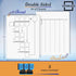 SCRIBBLEDO 5 Pack Dry Erase Division White Boards 9x12Inch for Kids, Double Sided Math Manipulatives with Erasers.
