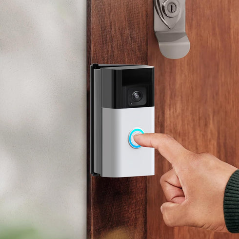 Video Doorbell Camera Angle Mount Compatible with Battery Doorbell Plus, Adjustable Doorbell Wedge Bracket