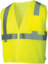 Pyramex Safety RVZ2110X2 Hi-Vis Lime Vest, RVZ21 Series, Size 2X Large