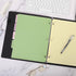 SKYDUE Binder Dividers with Tabs, 5 Tab Dividers, Pack of 2 Sets, 10 Dividers for 3 Ring Binder, Write on Tabs