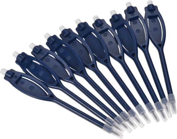 PATIKIL Golf Scoring Pencils with Eraser, 30 Pack, Oval Clip Plastic 2H Marker Pens for Sports Games