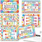 Positive Encouragement Themed Blank Postcards, 30 Fill In Notecards for Students from Teachers