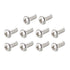 uxcell M3x8mm Phillips Round Pan Head Stainless Steel Machine Screws (Pack of 100)