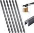Leinuosen 6 Pcs Drawer File Folders, PVC Hanging File Rails for Drawer Sides, Letter Size File Storage Organizer (16