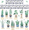Boho Plant Birthday Bulletin Board Set, Happy Birthday Banner, Plants Cutouts for School Bedroom Decor