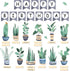 Boho Plant Birthday Bulletin Board Set, Happy Birthday Banner, Plants Cutouts for School Bedroom Decor