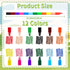 Zooyinfy 15 12 Set Pcs Stacking Crayons Colors Buildable Crayons Colorful Drawing Crayons Party Favors DIY Rainbow