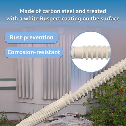 Lakapre 30 Sets 1/4"-20 2-1/4" x Hurricane Anchor Kit for Fixing Shutter Panels Storm Panels Sliding Glass Doors