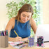 Funrous 32 Pcs Motivational Quote Pens, Inspirational Notepads Mini Journal Gift Set for Students and Office